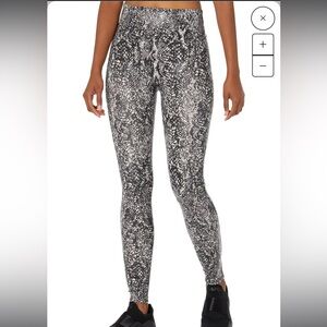 Spanx Faux Leather Snake Shine Leggings